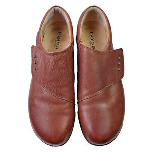 Halsa Footwear Anna Women’s Size 9.5 Brown Comfort Loafers Arch Support Shoes
